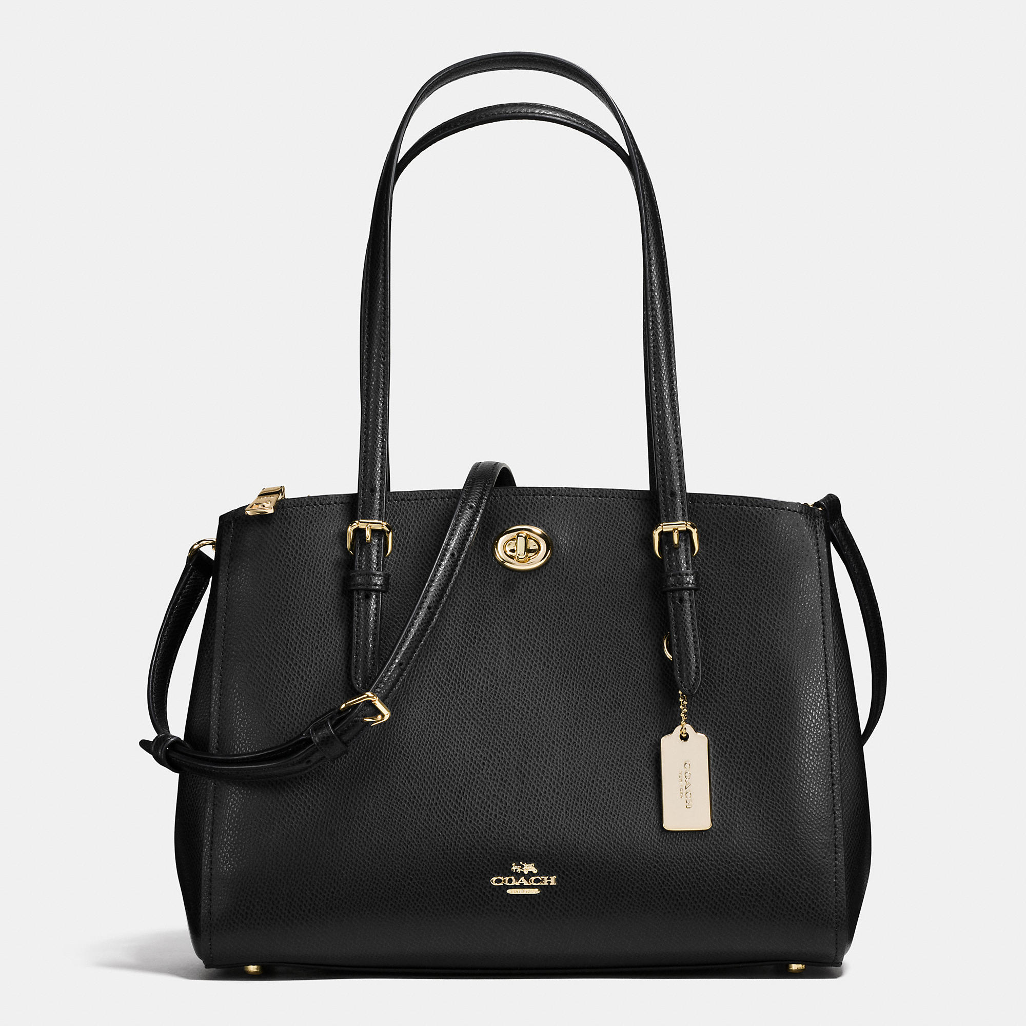 Coach Turnlock Carryall 29 In Crossgrain Leather in ...